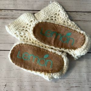 Lemon Brand leg warmer boots